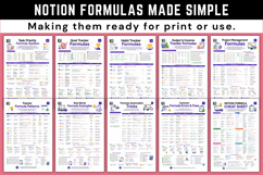 Notion Formulas Made Simple Product Image 2