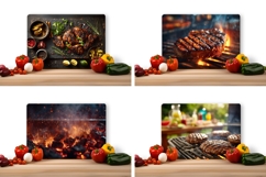 Grill Cutting Board, Food Cutting Board, Steak PNG Product Image 2