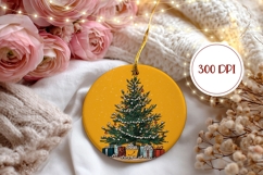Popcorn Christmas Tree Ornament, Christmas Ornament Design Product Image 2
