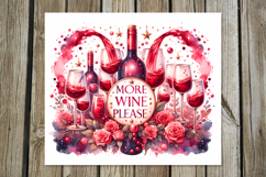 Wine inscriptions | 8 Skinny tumbler sublimation designs Product Image 2