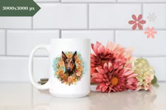 Watercolor Pinscher Dog Illustration, Dog Sublimation PNG Product Image 3