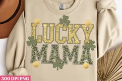 Lucky Mama PNG, St Patricks Day Sublimation PNG Product Image 3