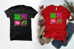 Vibrant Floral Block Abstract Embroidery Design Product Image 2