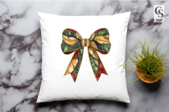 Autumn Leaf Bow Clipart Sublimation PNG Product Image 3