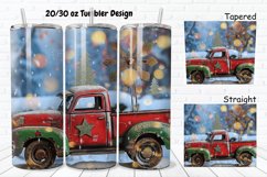3D Vintage Truck 20/30oz Skinny Tumbler Product Image 1