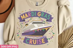 Mardi Gras Cruise PNG, Mardi Gras Sublimation PNG Product Image 1