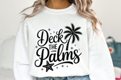 Deck the Palms Svg | Christmas Svg | Shirt Svg Product Image 1