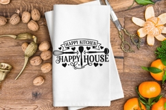 Happy Kitchen Happy House Svg, Farmhouse Kitchen Svg. Product Image 2