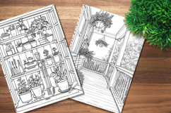 Cozy Cottage Life Coloring Pages 10 A4 PNG Product Image 2