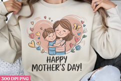 Floral Mama Mom Sublimation PNG Product Image 1