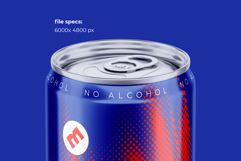 Sleek 355ml Aluminium Can Mockup Product Image 2
