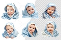 Set of 30 cute Babies, close up, smile Baby, Illustration, P Product Image 2