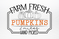 Rustic Fall Farmhouse Sign SVG Product Image 2