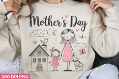 Floral Mama Mom Sublimation PNG Product Image 1
