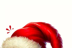 Mama Claus Santa Hat Sublimation PNG, Cute Funny Winter Product Image 2