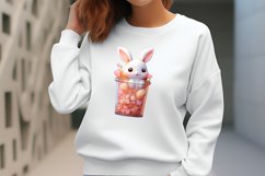 Easter Coffee Cup Sublimation Clipart, Watercolor Clipart Product Image 2