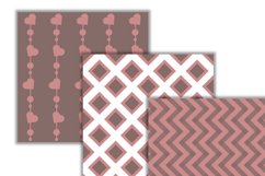 umber, blush and white digital papers Product Image 2