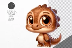 Dinosaur clipart, Dino clipart, Kids sublimation Product Image 1