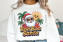 Boa Boa Santa Svg | Christmas Svg | Shirt Svg Product Image 1