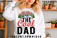 The Cool Dad Png The Cool Dad svg The Cool Dad Shirt Product Image 2