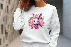 Bunny Ears Flowers Sublimation Clipart Product Image 3