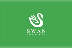 Swan Leaf Logo Vector Illustration Product Image 2