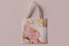 Pink Gold Marble Digital Paper Product Image 2