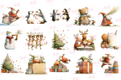 Funny Christmas Clipart Product Image 2
