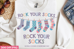 Rock Your Socks World Down PNG, Syndrome Sublimation PNG Product Image 3