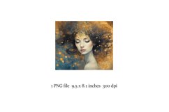 Magic fantasy sublimation for mouse pad, Klimt style Product Image 2