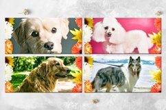 Dogs &amp; Flowers | Mug Sublimation design bundle, JPG Product Image 2