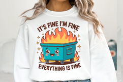 It's fine I'm Fine Everything is Fine Svg | Shirt Svg Product Image 1