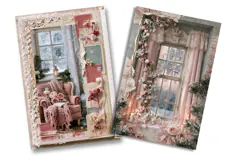 Vintage Rose Window Junk Journal Pages Product Image 2