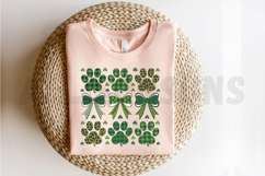 Dog St. Patrick&#039;s Coquette PNG, Dog Mom Sublimation PNG Product Image 2