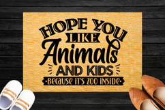Hope you like animals and kids SVG, Doormat SVG Product Image 1