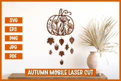 Autumn Mobile Laser cut SVG, Mobile Laser cut SVG Product Image 1