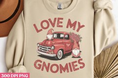 Love my gnomies PNG, Valentines Day Sublimation PNG Product Image 1