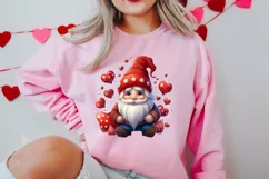Cute Valentine Gnome Clipart, Gnome Clipart, Cute Gnome Product Image 2