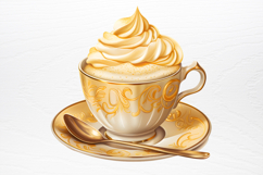 Christmas Hot Cocoa Cup Sublimation PNG Product Image 2