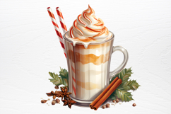 Christmas Winter Drink Sublimation PNG Product Image 2