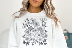 Flowers svg | Svg Files for Cricut | Shirt Svg Product Image 1