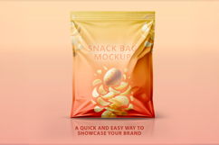 Plastic Packaging Bag Mockup Product Image 2