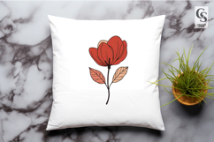 Hand Drawn Floral Flower Clipart Sublimation PNG Product Image 3