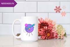 Hand Drawn Cosmic Illustration, Colorful Telescope PNG Product Image 2