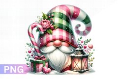 Christmas Gnome Sublimation, Clipart PNG Design Product Image 1