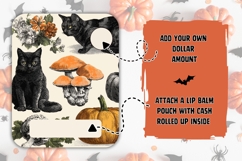 Cartoon Halloween Gift Card, Printable Halloween Money Card Product Image 2