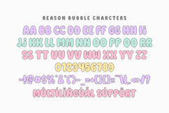 Reason Bubble - Retro Bubble Font Product Image 2