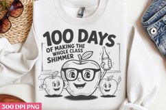 100 Days of Making the Whole Class Smarter PNG Product Image 1