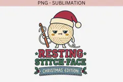 Christmas crochet png design for T-shirts Product Image 2