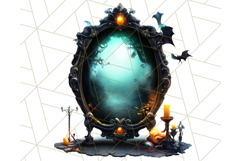 Dark Enchanted Princesses, Gothic Fairy Tale Clipart PNG Product Image 2